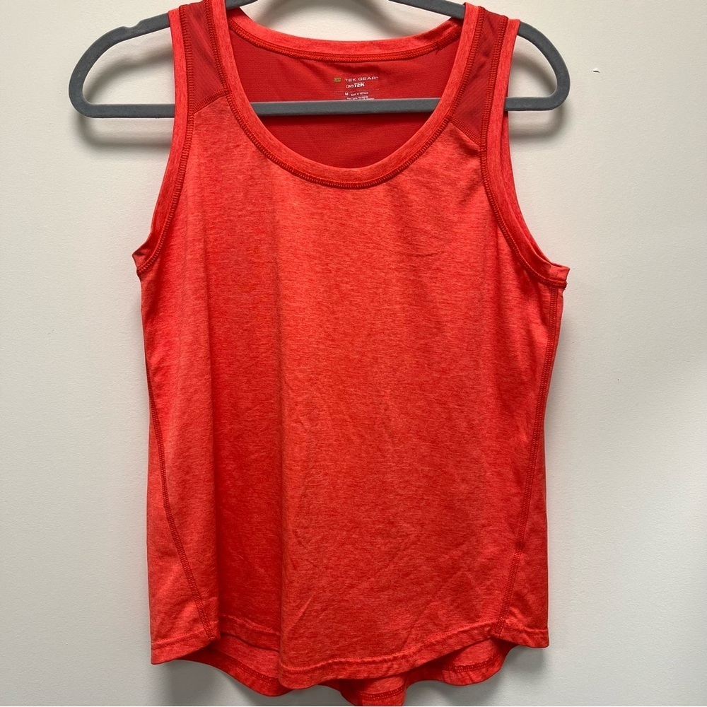 Orange Sleeveless Athletic Top